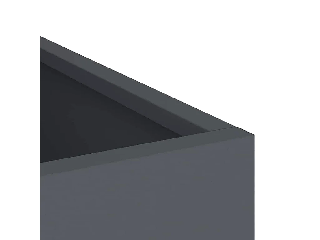 Cache-pot de jardin | Jardinière Anthracite Acier laminé à froid