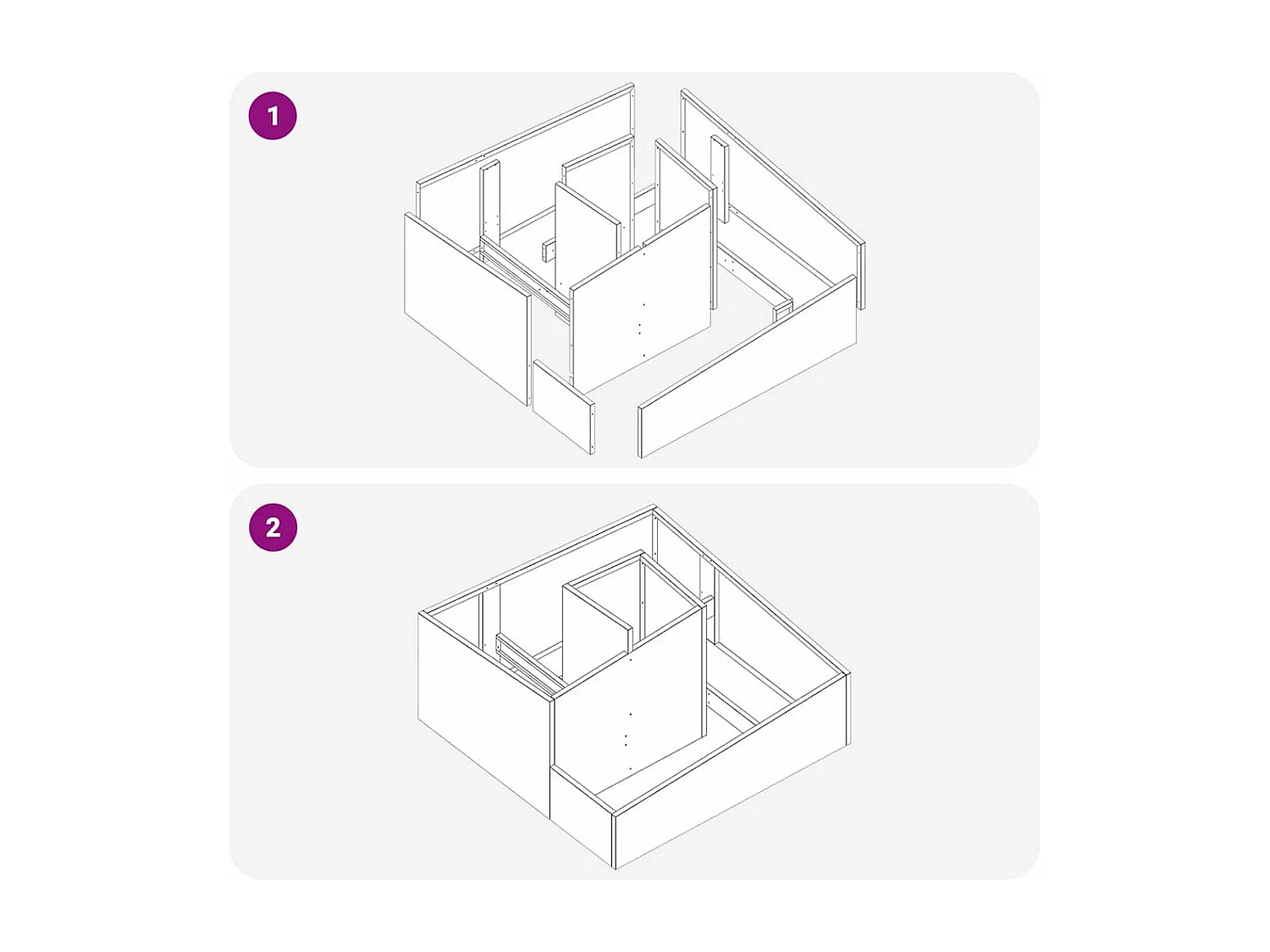 Cache-pot de jardin | Jardinière Argent 80 x 80 x 50 cm Acier galvanisé