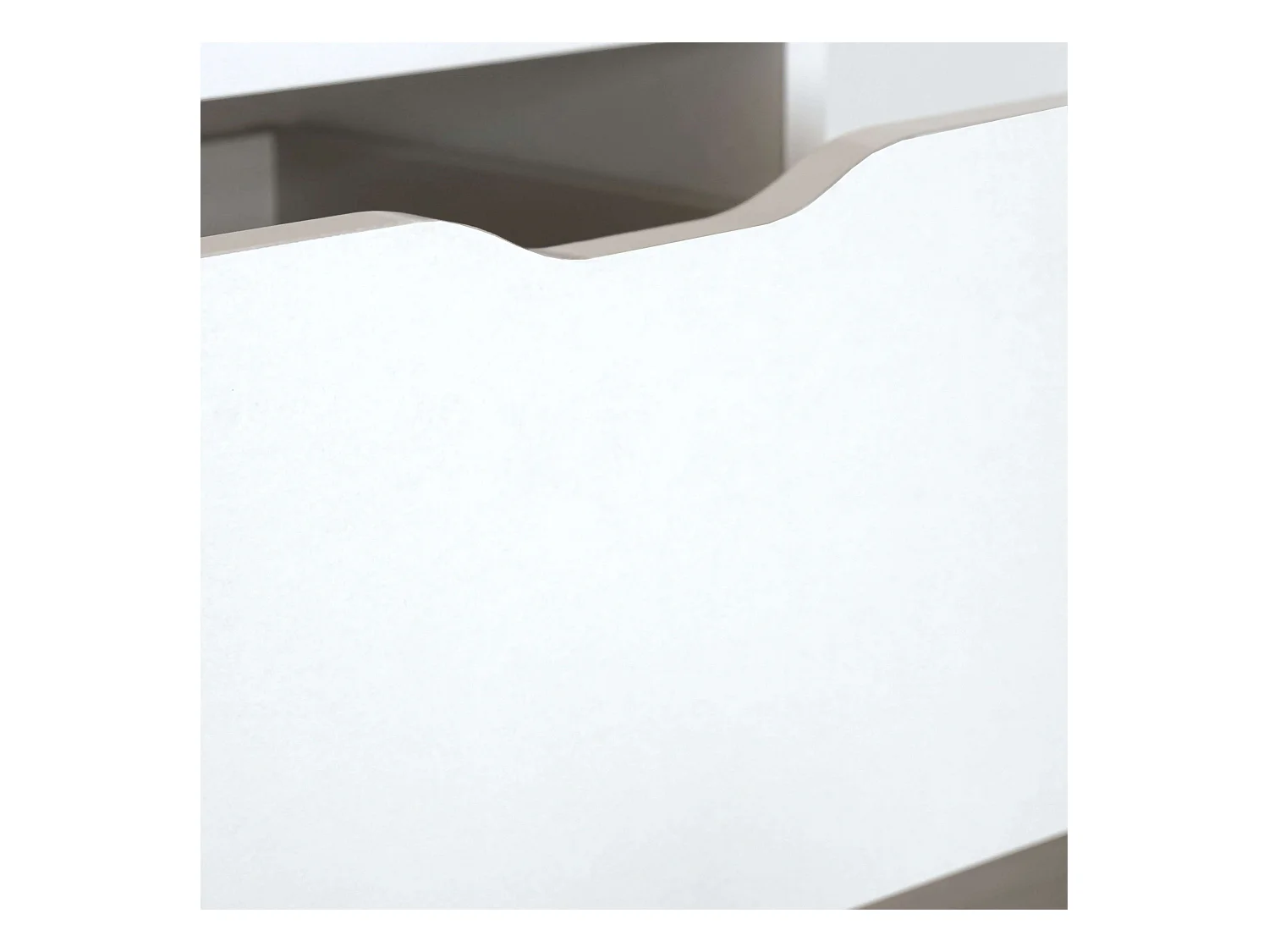 Bureau blanc à 5 tiroirs Eko 71 x 40 x 43 cm