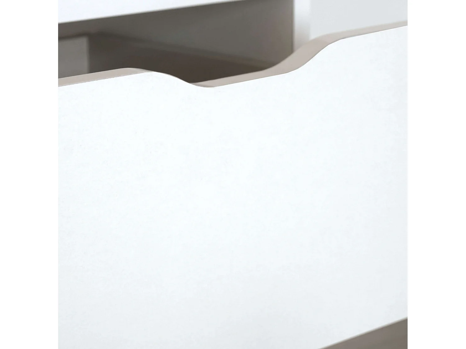 Bureau blanc à 5 tiroirs Eko 71 x 40 x 43 cm