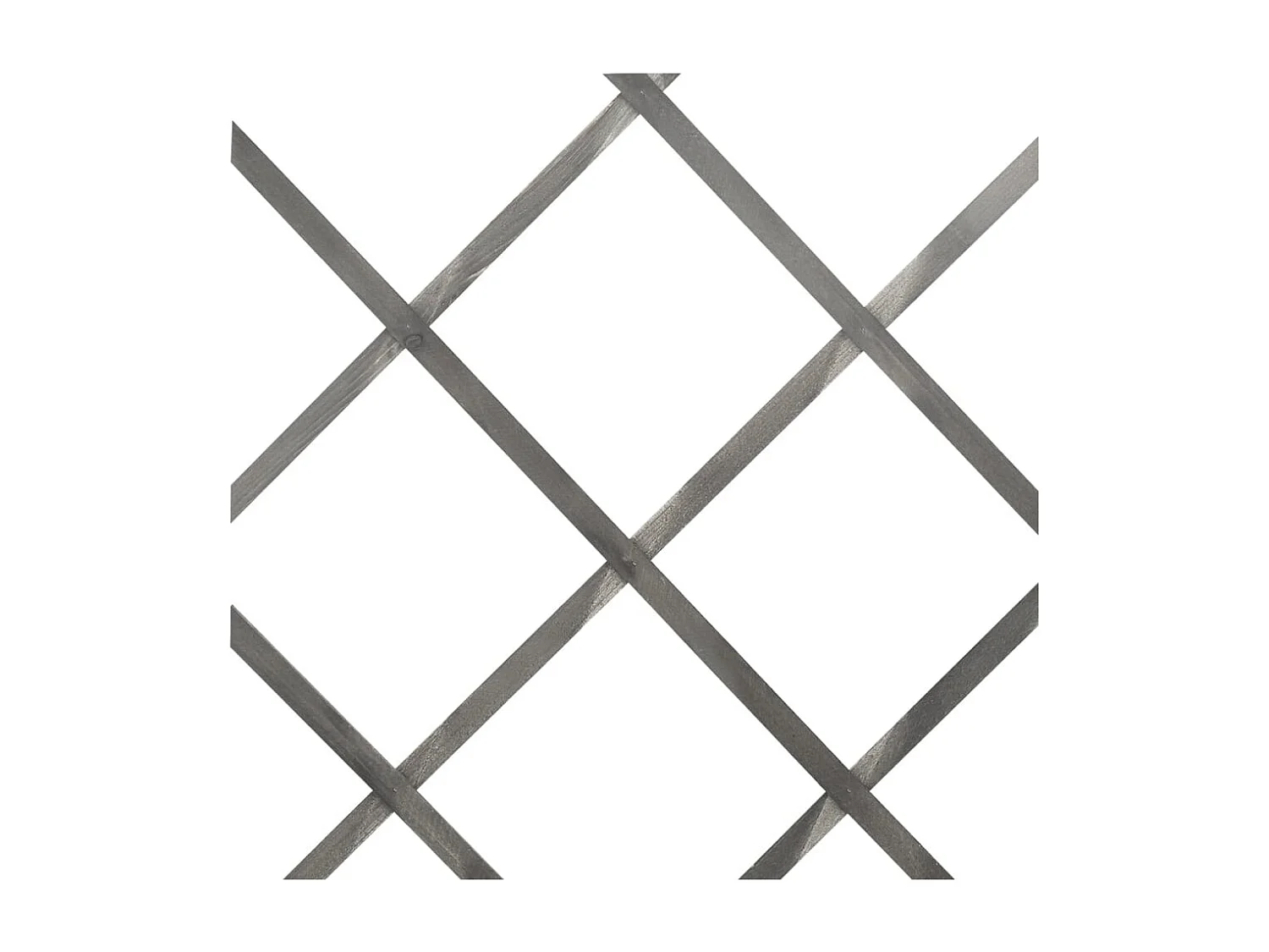 Treillis jardin-Clôture à treillis Gris Bois de sapin massif 180x60 cm