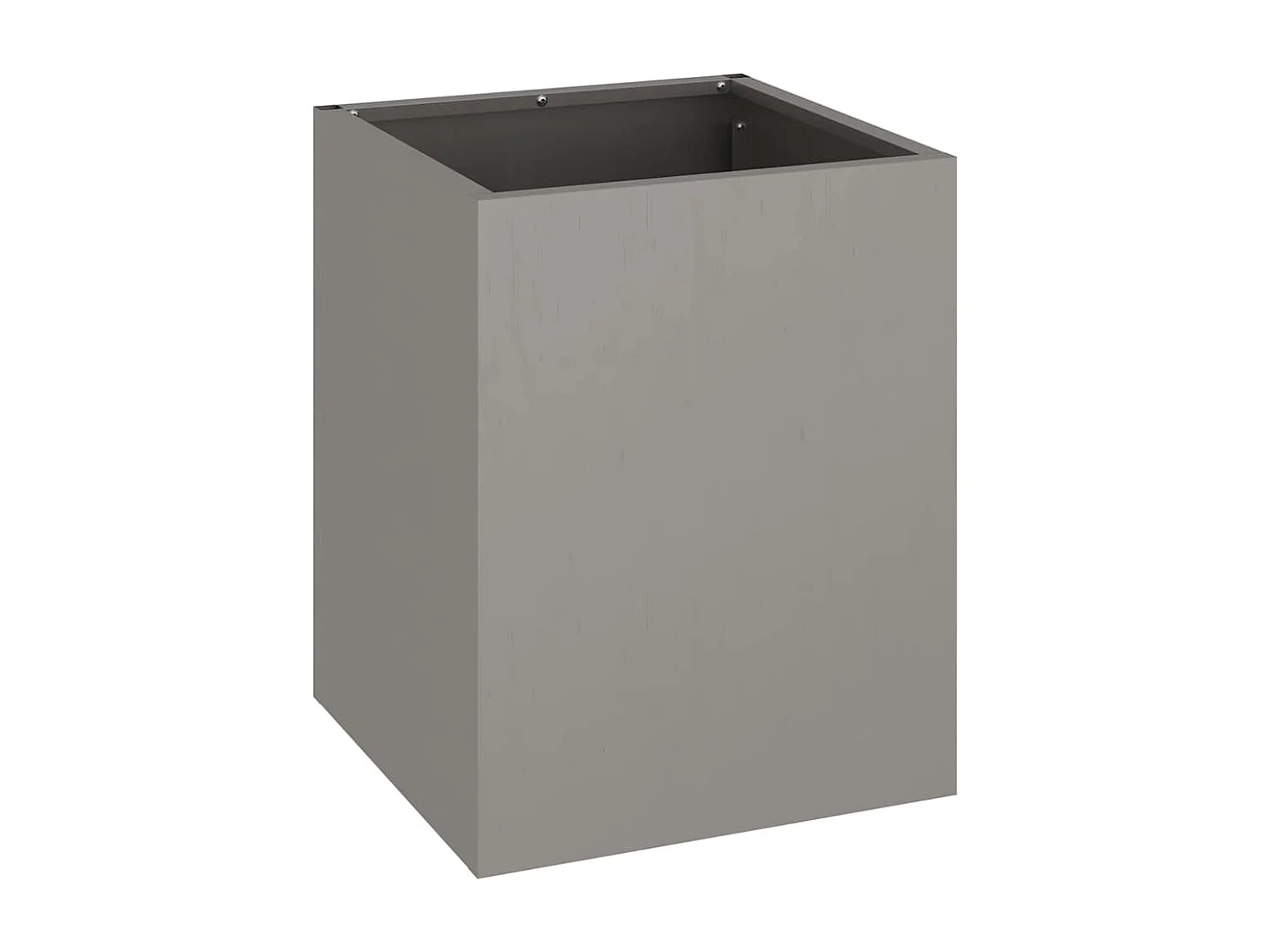 Cache-pot de jardin | Jardinière Marron 32 x 32 x 40 cm Acier vieilli