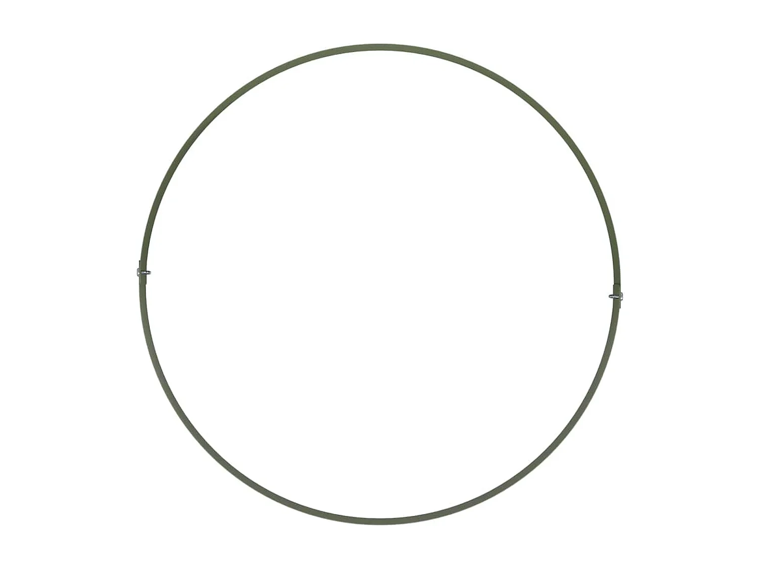 Maceta para Jardín | Jardinera | Macetero Verde oliva 40 x 40 x 20 cm Acero