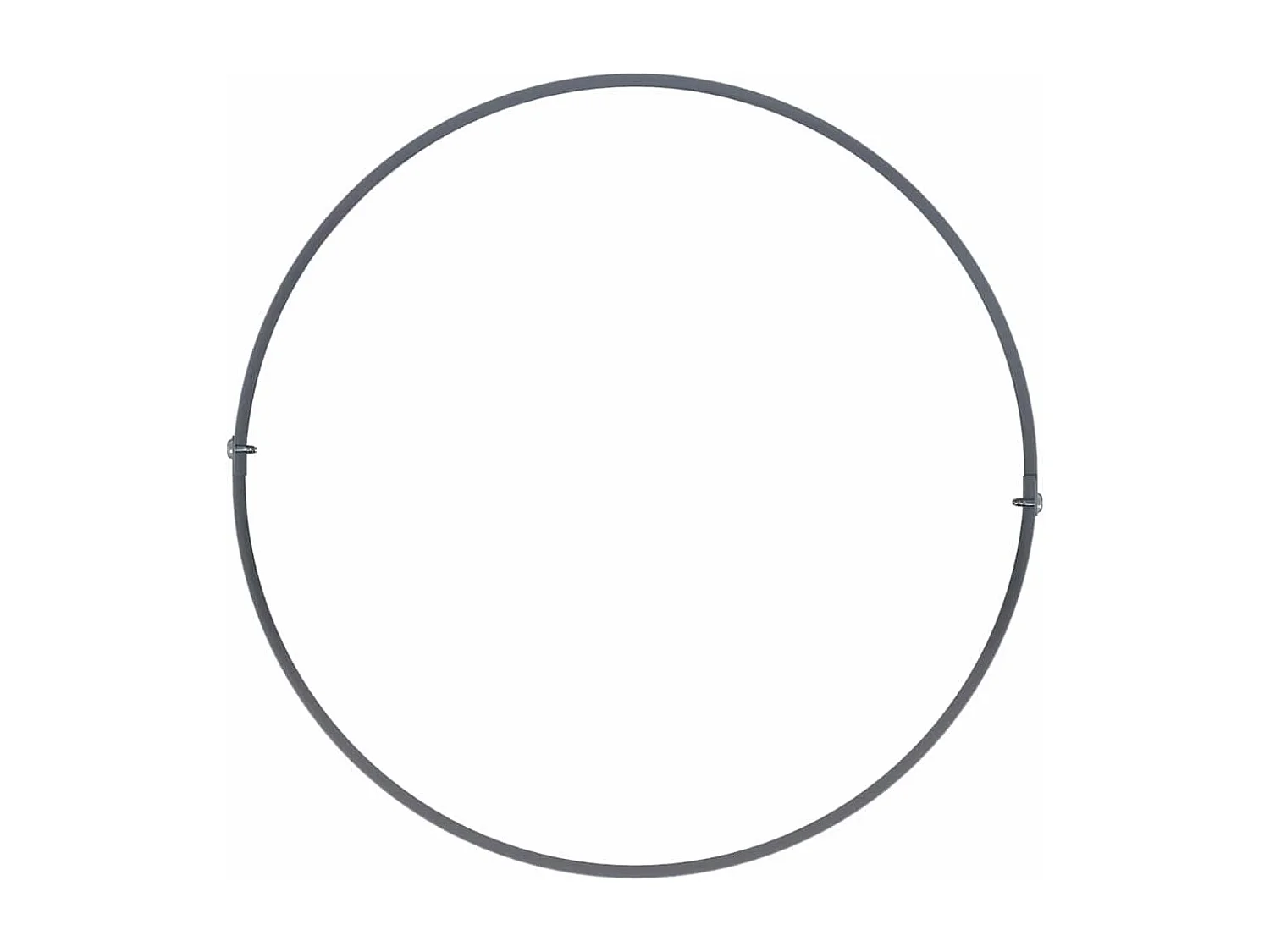 Maceta para Jardín | Jardinera | Macetero Antracita 30 x 30 x 20 cm Acero