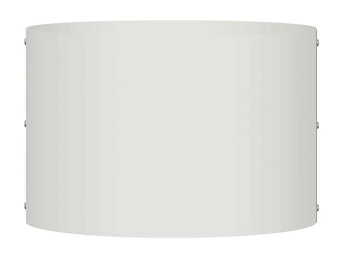 Maceta para Jardín | Jardinera | Macetero Blanco 30 x 30 x 20 cm Acero