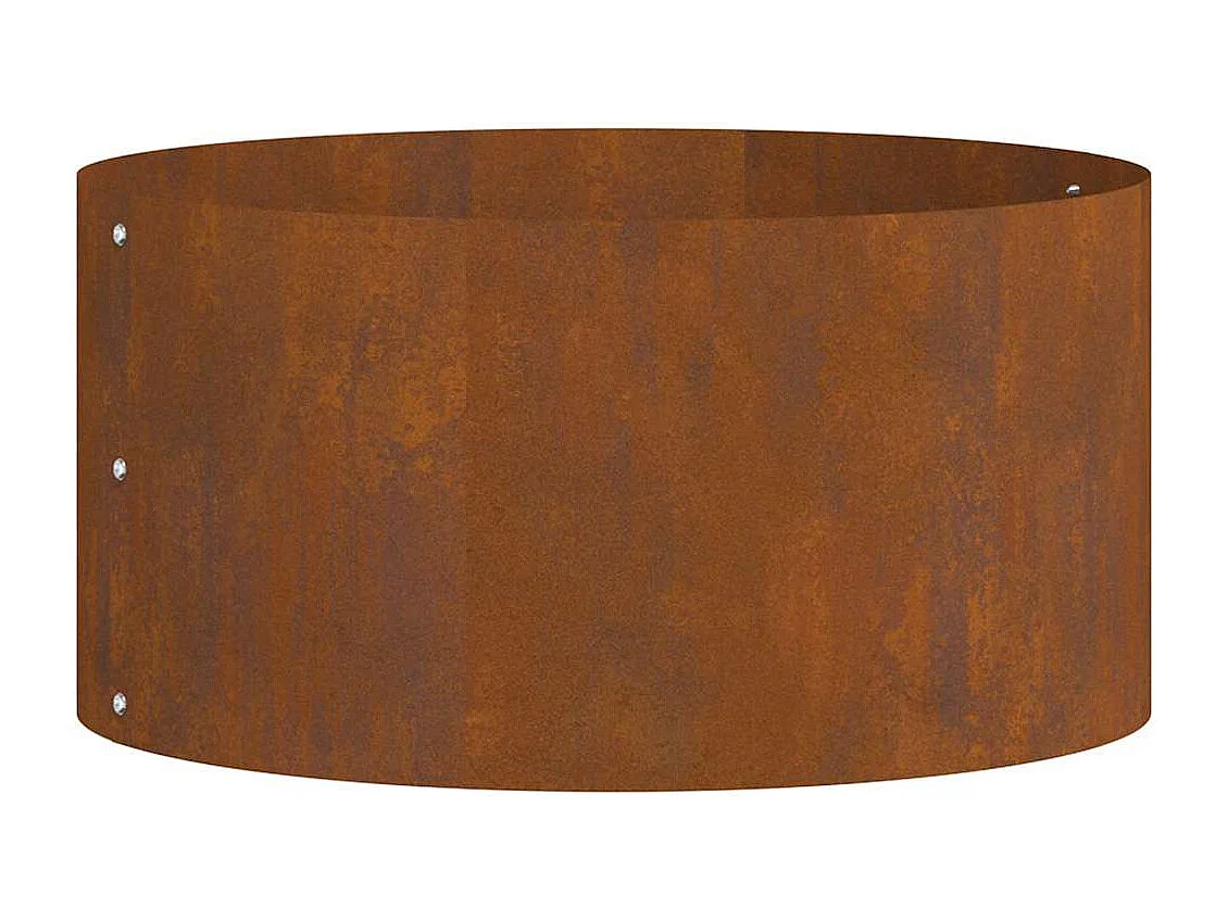 Maceta para Jardín | Jardinera | Macetero Marrón 40 x 40 x 20 cm Acero oxidado