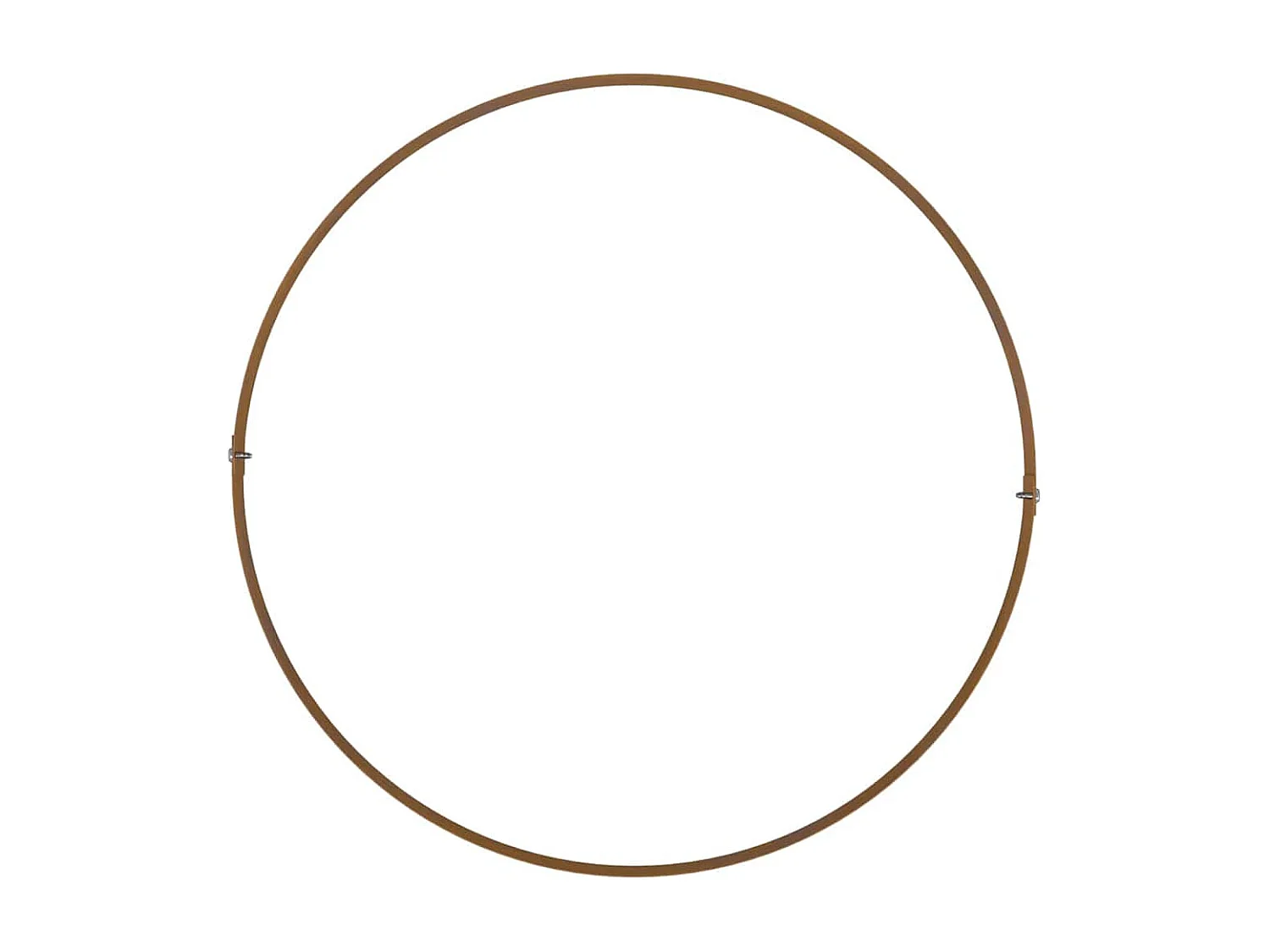 Cache-pot de jardin | Jardinière Marron 40 x 40 x 20 cm Acier cuivré