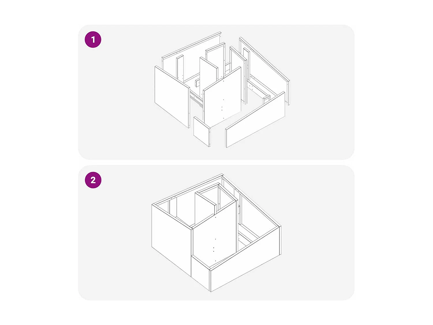 Cache-pot de jardin | Jardinière Argent 60 x 60 x 50 cm Acier inoxydable