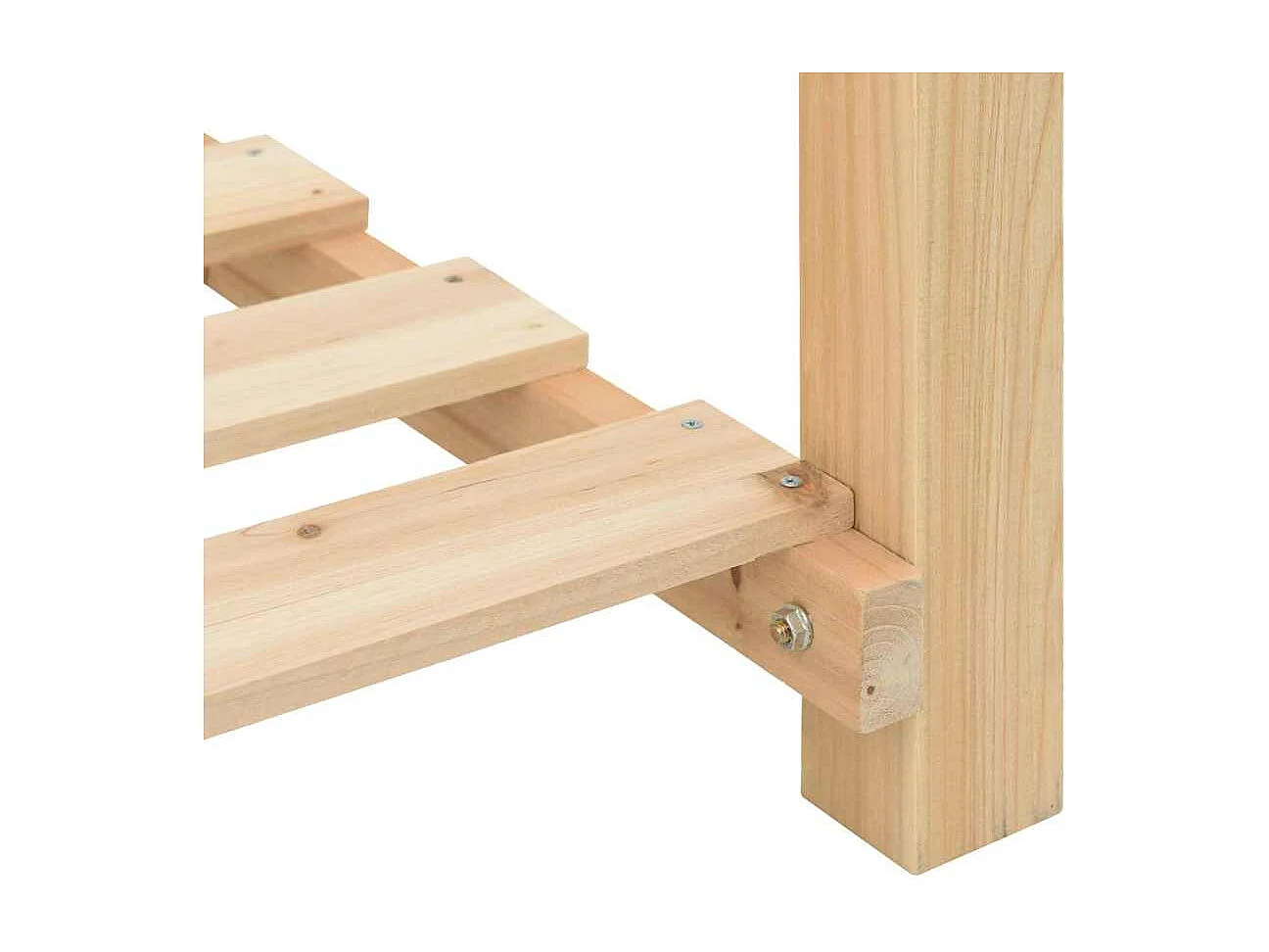 Maceta para Jardín | Jardinera | Macetero con estante Beige 115 x 59 x 76.5 cm