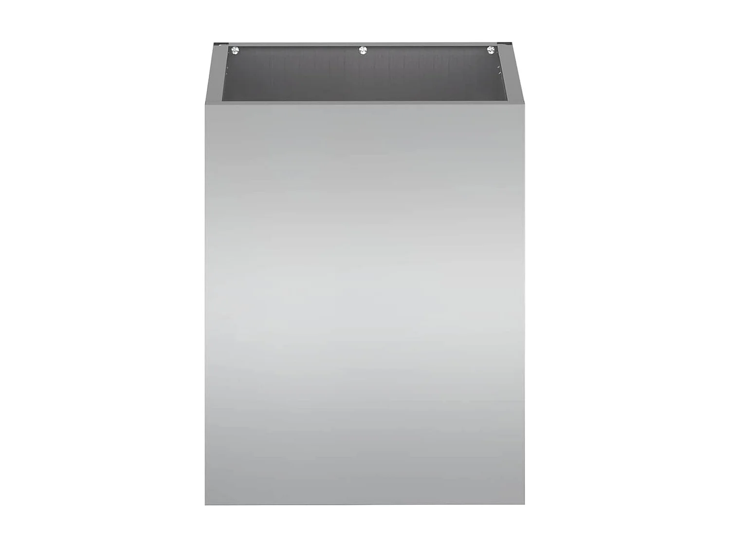 Cache-pot de jardin | Jardinière Argent Acier galvanisé