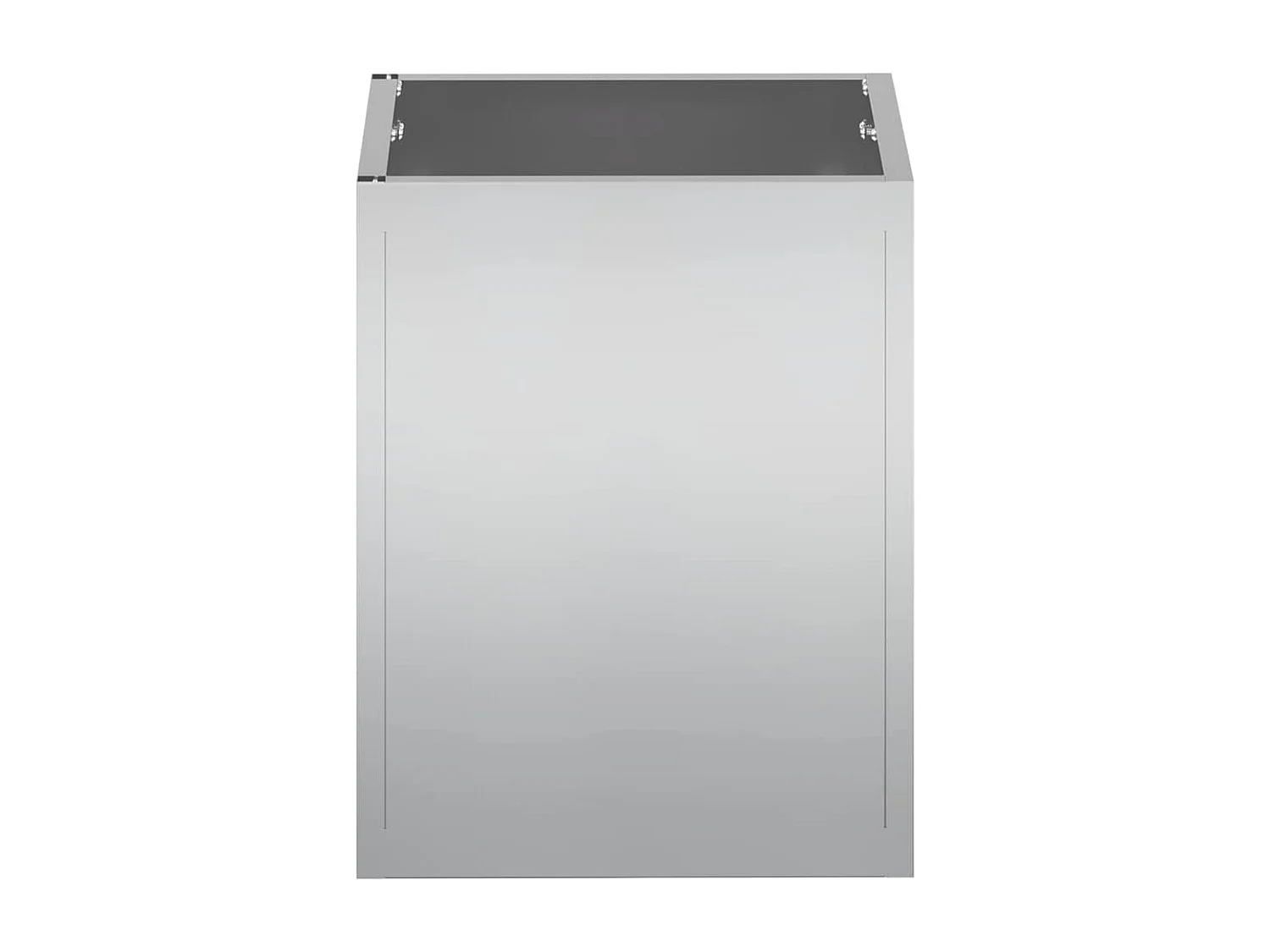 Cache-pot de jardin | Jardinière Argent Acier galvanisé