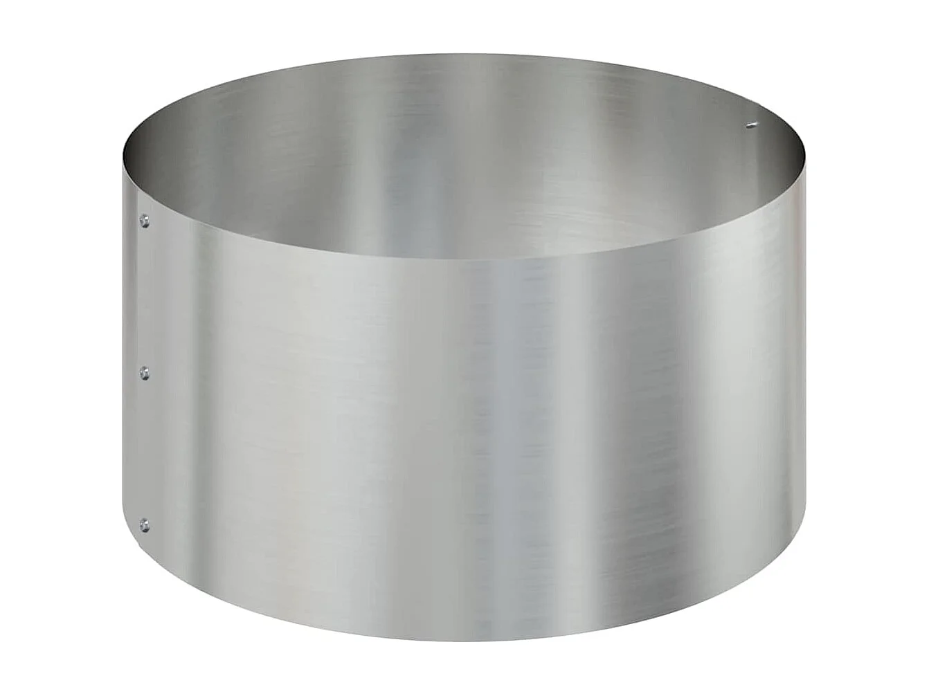 Cache-pot de jardin | Jardinière Argent 120 x 120 x 20 cm Acier galvanisé