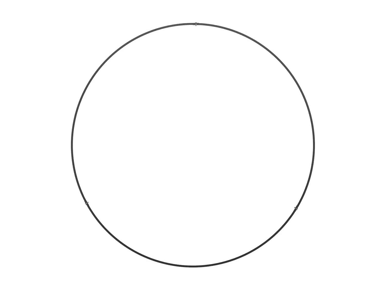 Cache-pot de jardin | Jardinière Noir 80 x 80 x 20 cm Acier