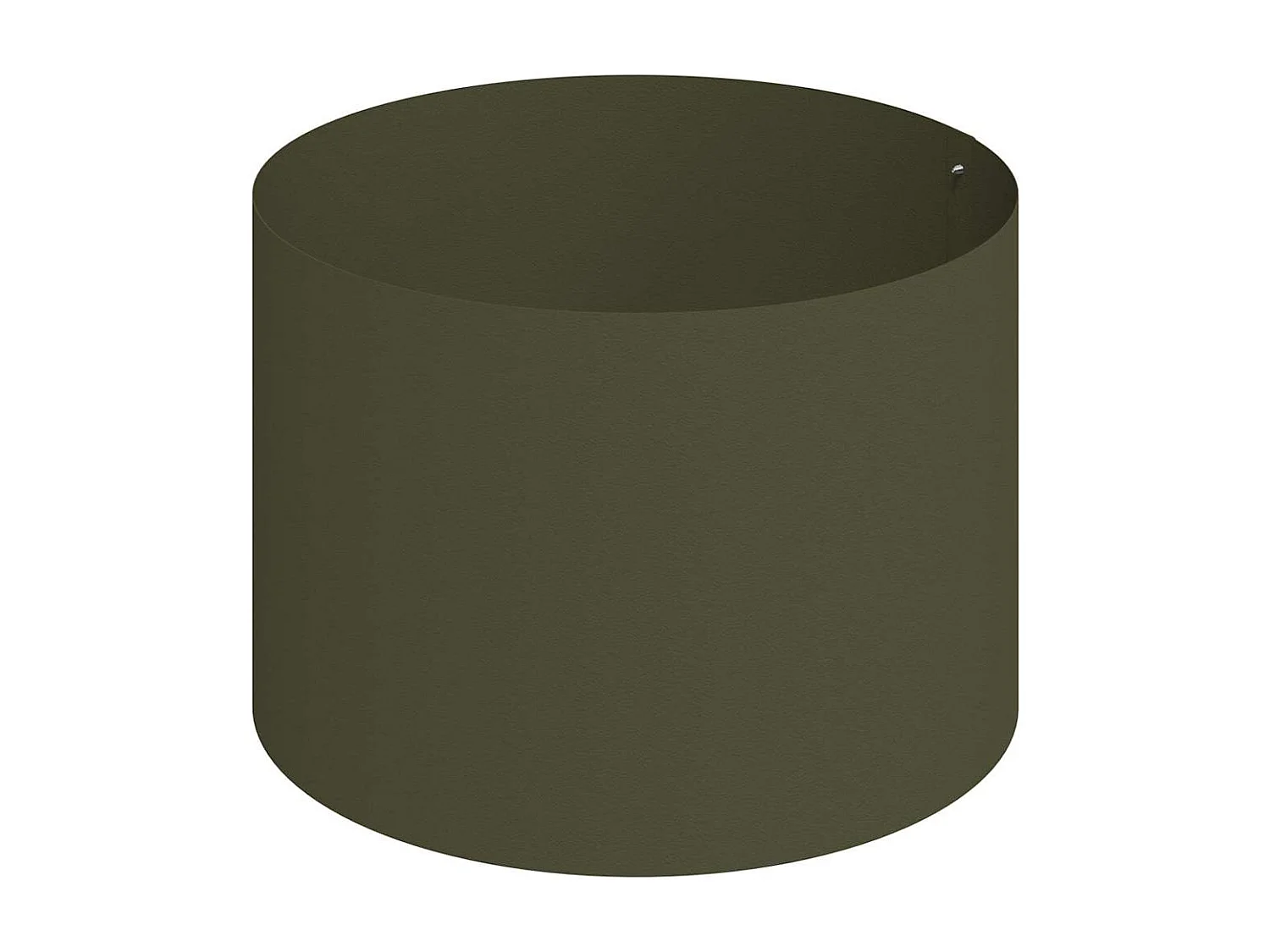 Cache-pot de jardin | Jardinière Vert olive 90 x 90 x 20 cm Acier