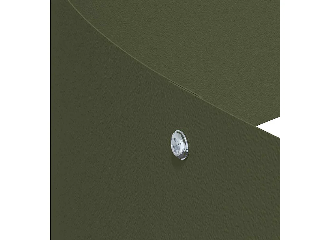 Cache-pot de jardin | Jardinière Vert olive 90 x 90 x 20 cm Acier