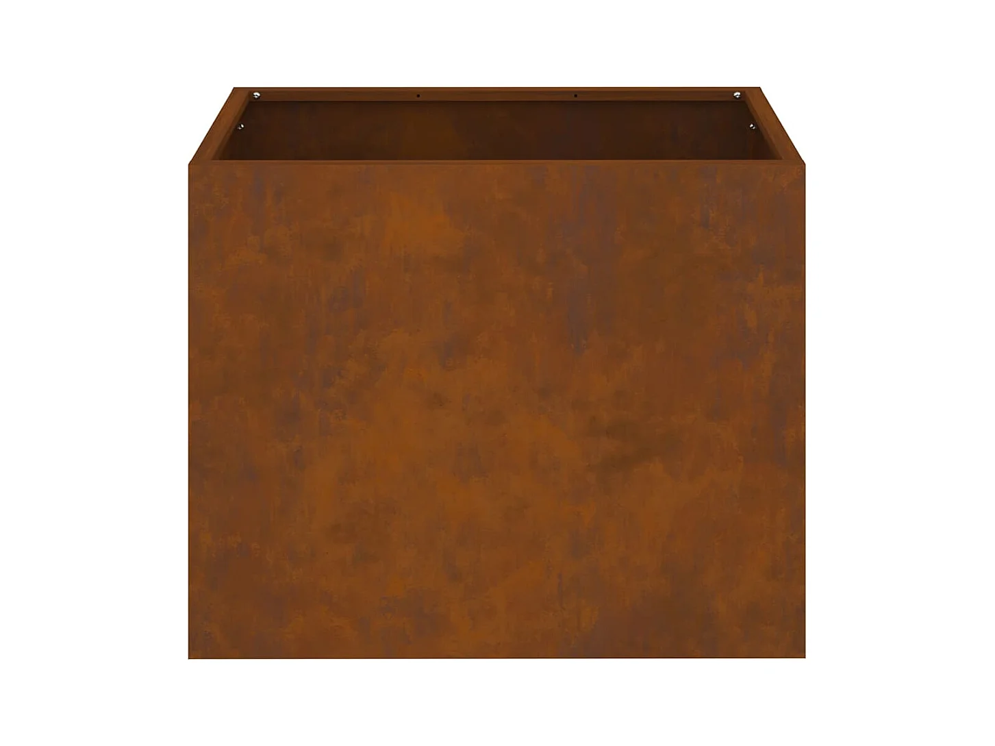 Maceta para Jardín | Jardinera | Macetero Marrón 50 x 32 x 40 cm Acero Envejecido