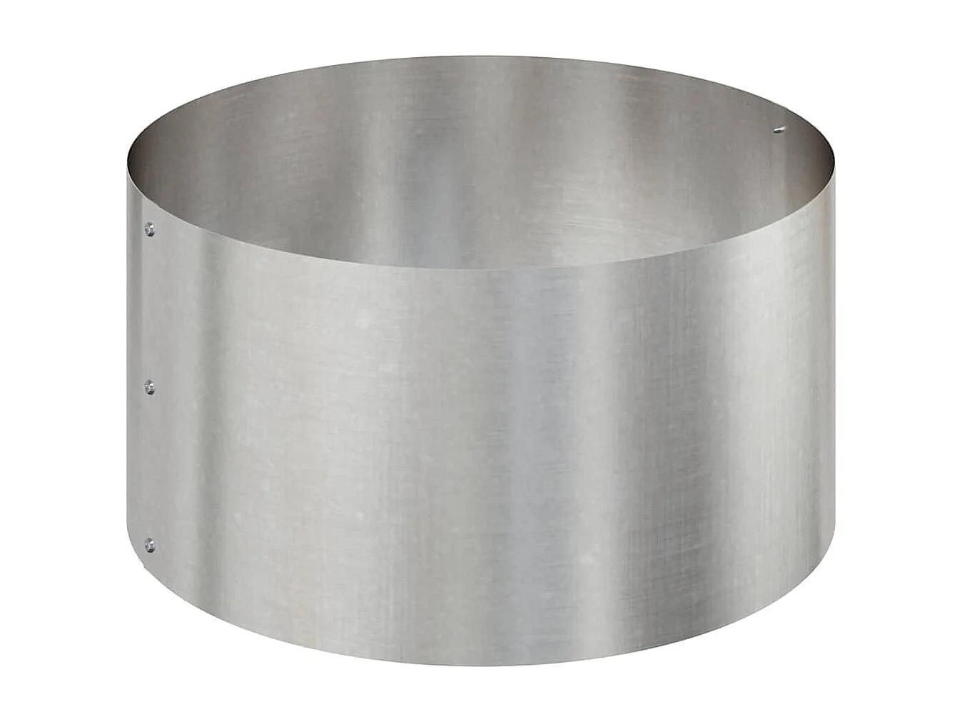 Cache-pot de jardin | Jardinière Argent 120 x 120 x 20 cm Acier inoxydable