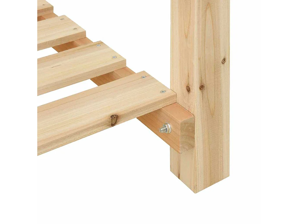 Maceta para Jardín | Jardinera | Macetero con estante Beige 90 x 90 x 76.5 cm