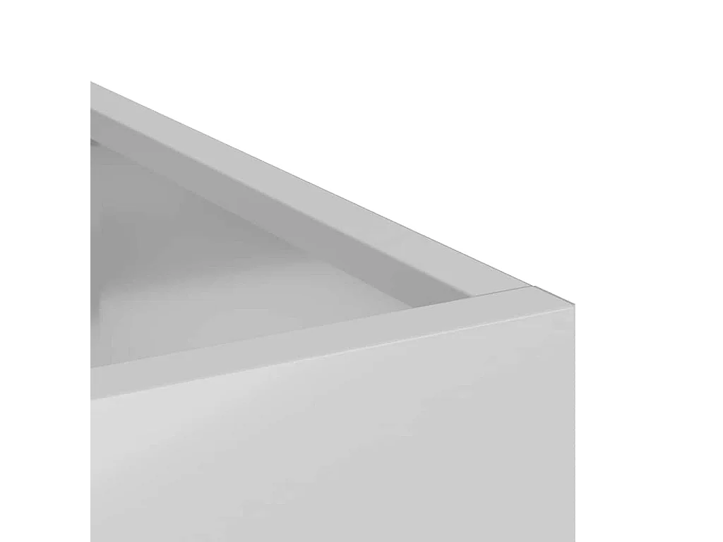 Cache-pot de jardin | Jardinière Argent 50 x 32 x 40 cm Acier galvanisé