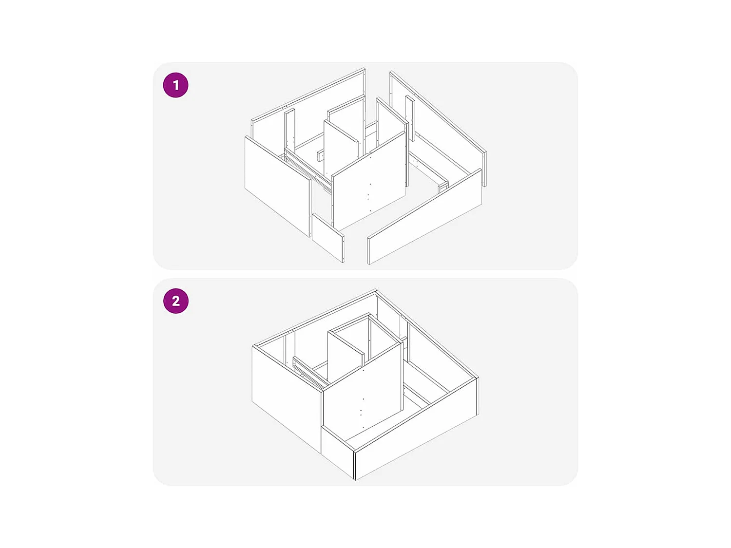 Maceta para Jardín | Jardinera | Macetero Plateado 80 x 80 x 50 cm Acero inoxidable