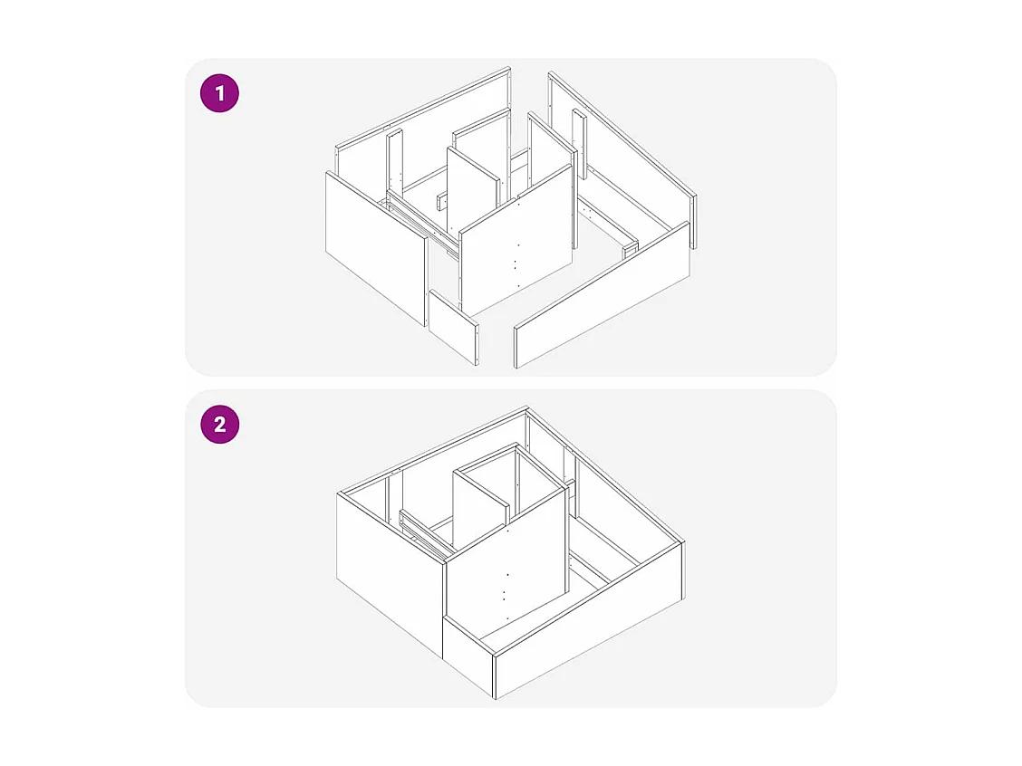 Cache-pot de jardin | Jardinière Argent 80 x 80 x 50 cm Acier inoxydable