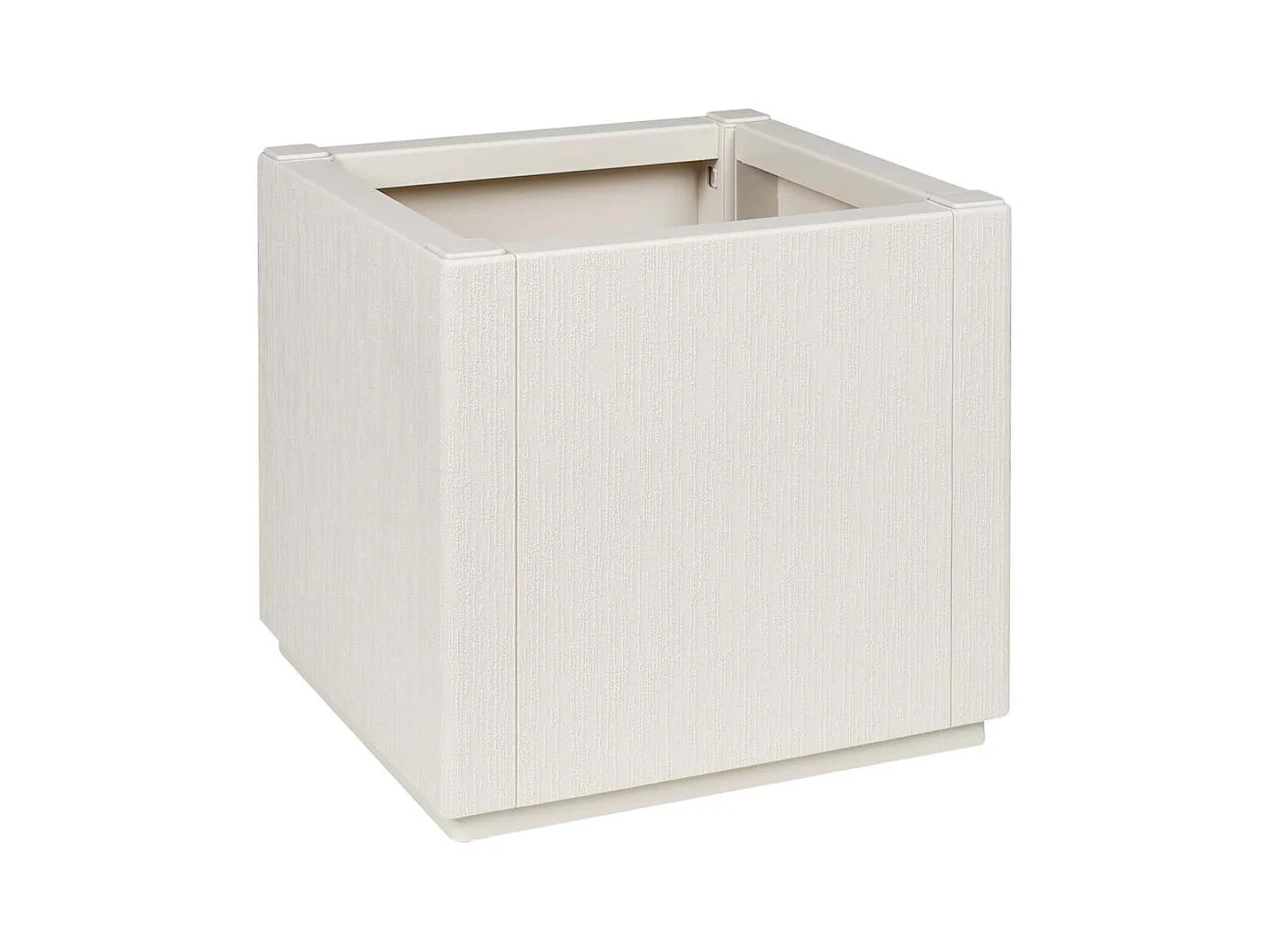 Maceta para Jardín | Jardinera | Macetero Blanco 36 x 36 x 35 cm Polipropileno