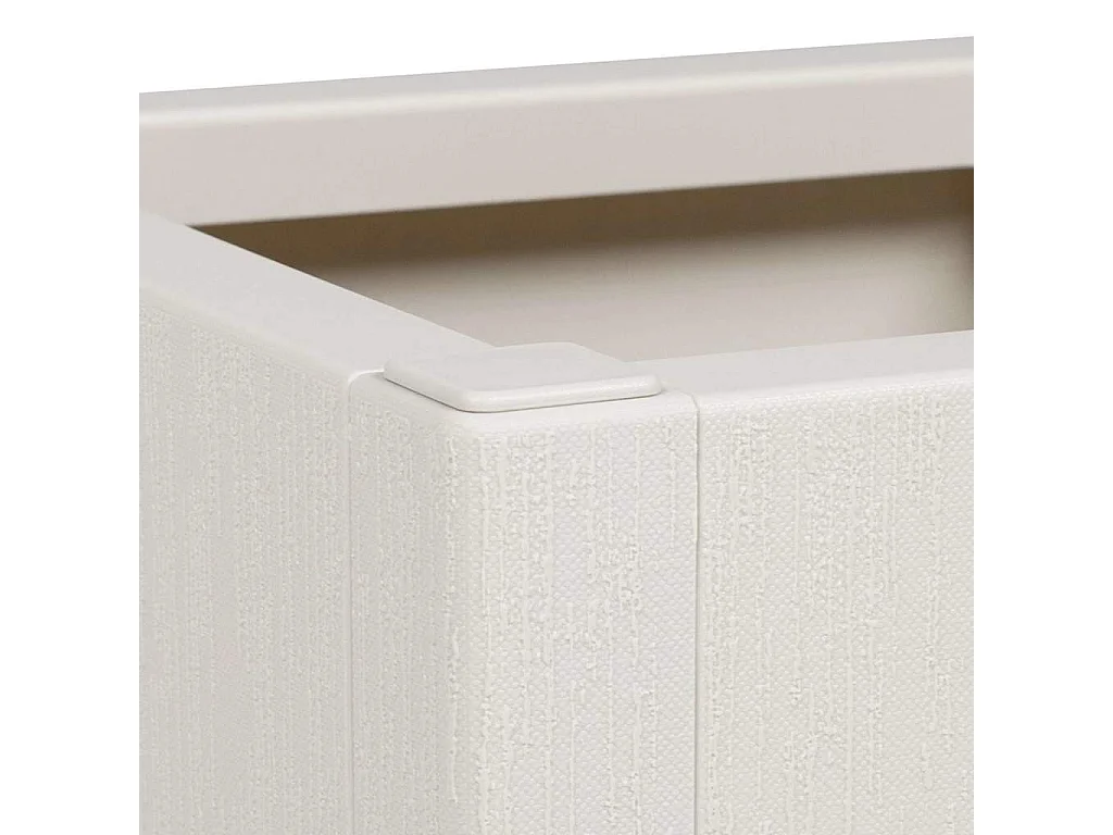 Maceta para Jardín | Jardinera | Macetero Blanco 36 x 36 x 35 cm Polipropileno