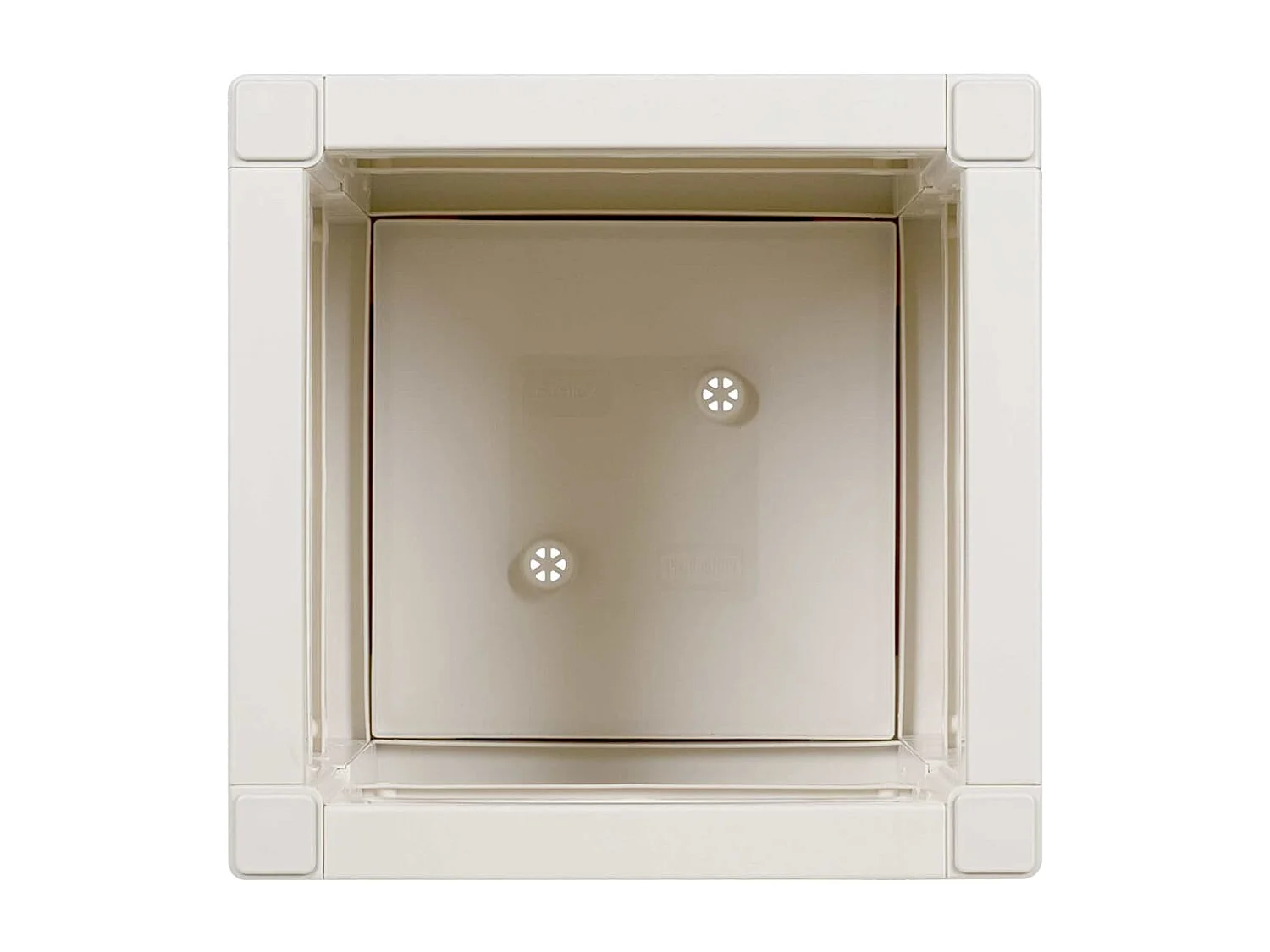 Maceta para Jardín | Jardinera | Macetero Blanco 36 x 36 x 35 cm Polipropileno