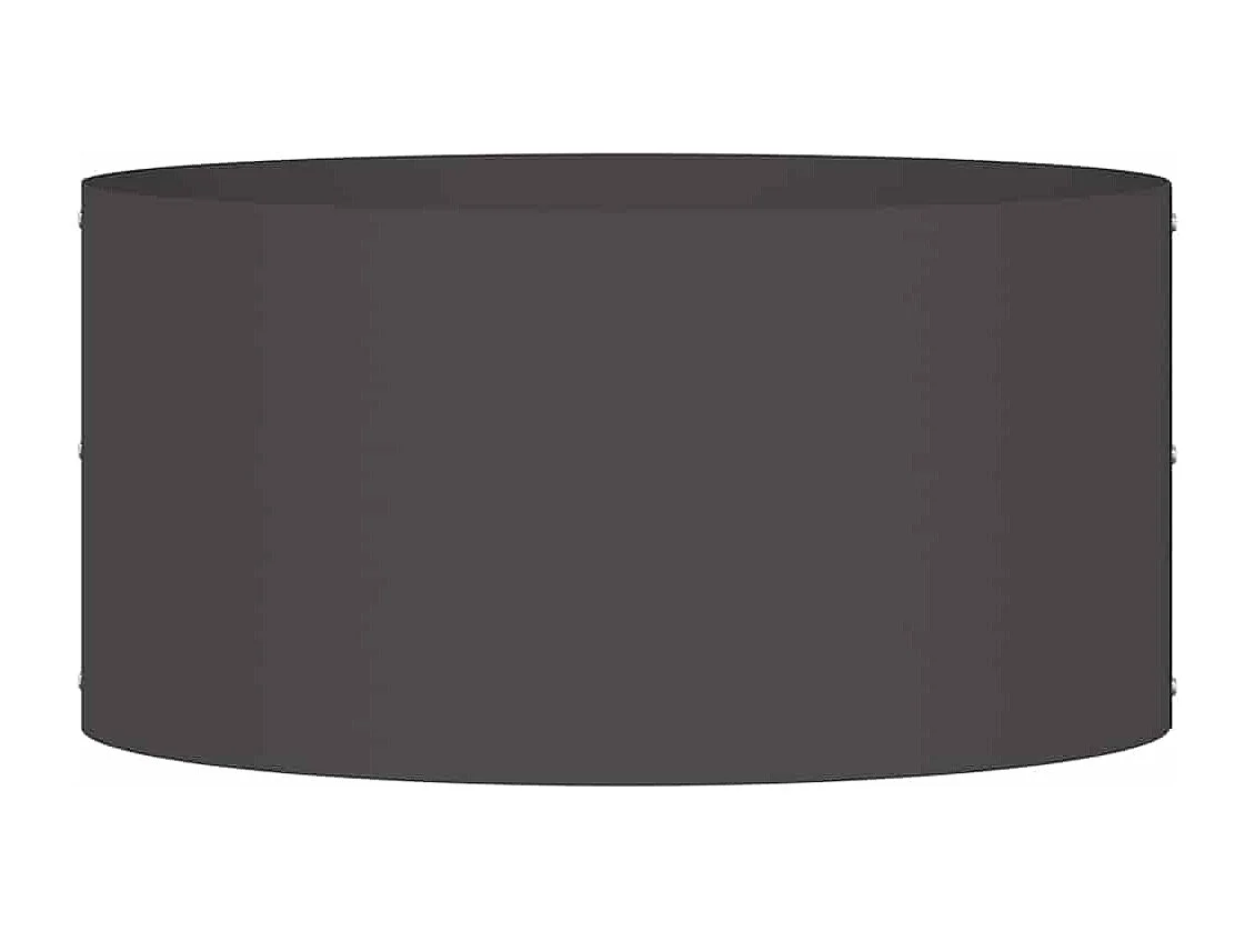 Cache-pot de jardin | Jardinière Noir 40 x 40 x 20 cm Acier