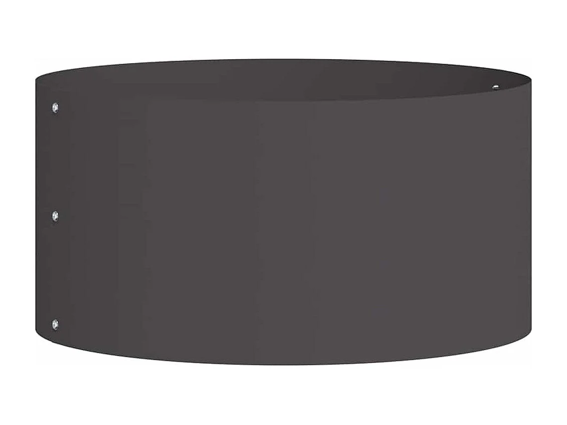 Cache-pot de jardin | Jardinière Noir 40 x 40 x 20 cm Acier