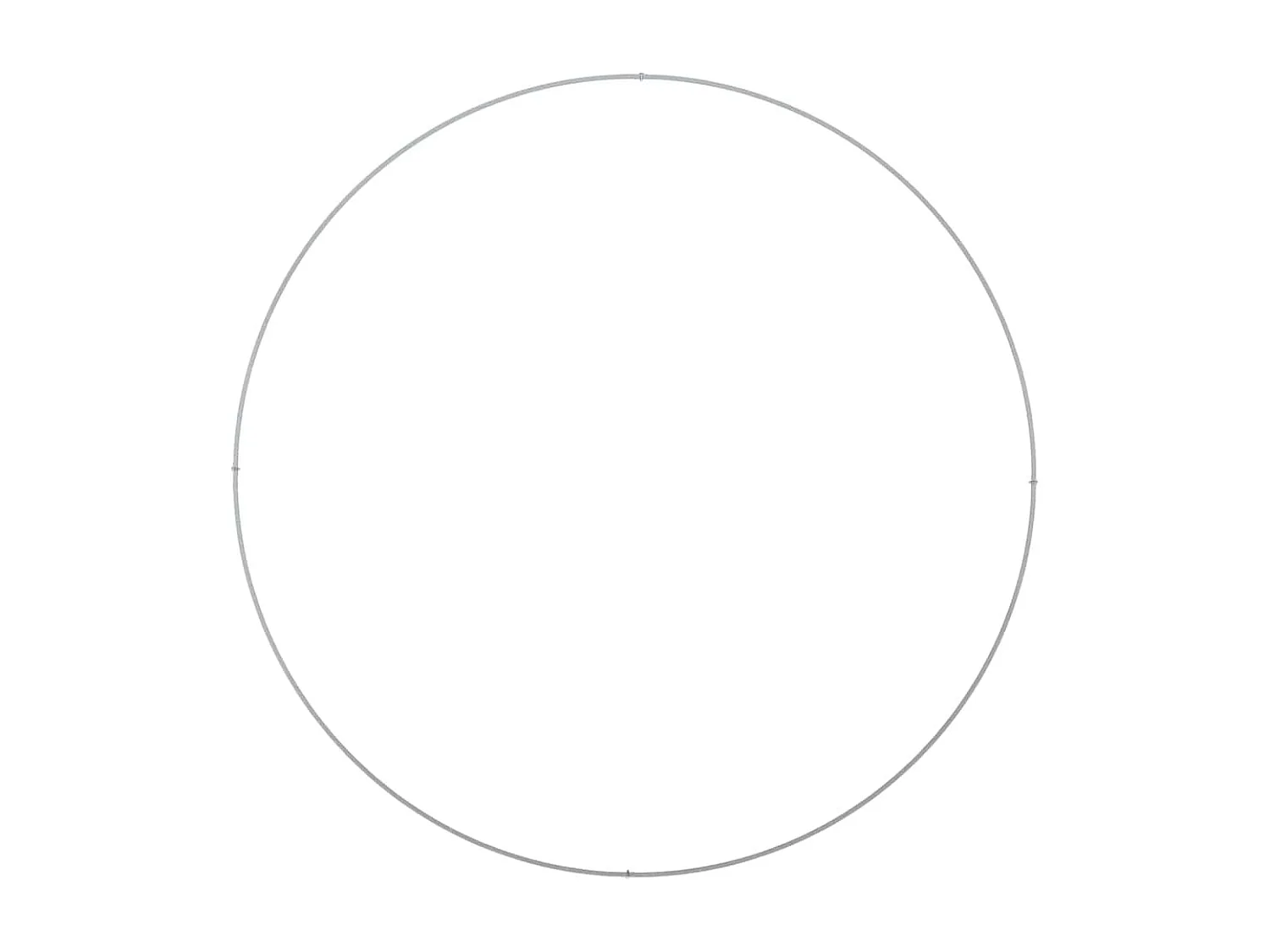 Maceta para Jardín | Jardinera | Macetero Plateado 120 x 120 x 20 cm Acero galvanizado