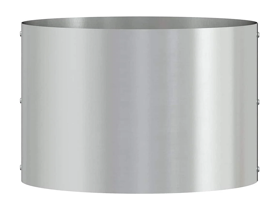 Cache-pot de jardin | Jardinière Argent 30 x 30 x 20 cm Acier galvanisé