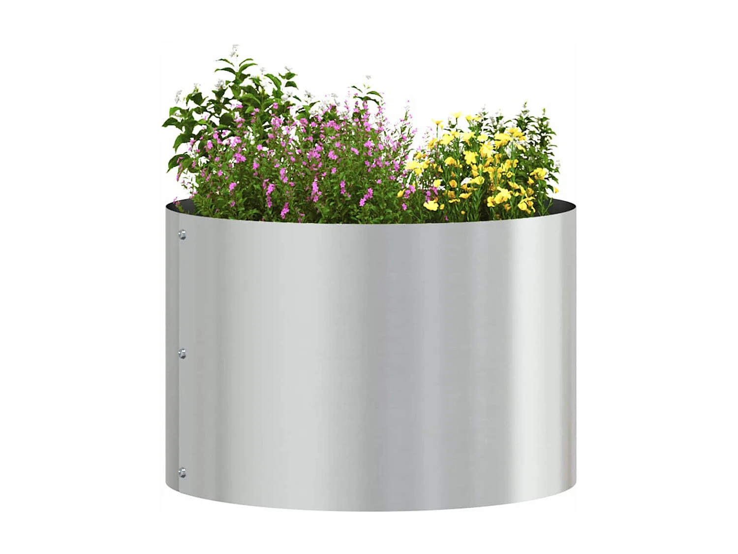 Cache-pot de jardin | Jardinière Argent 30 x 30 x 20 cm Acier galvanisé