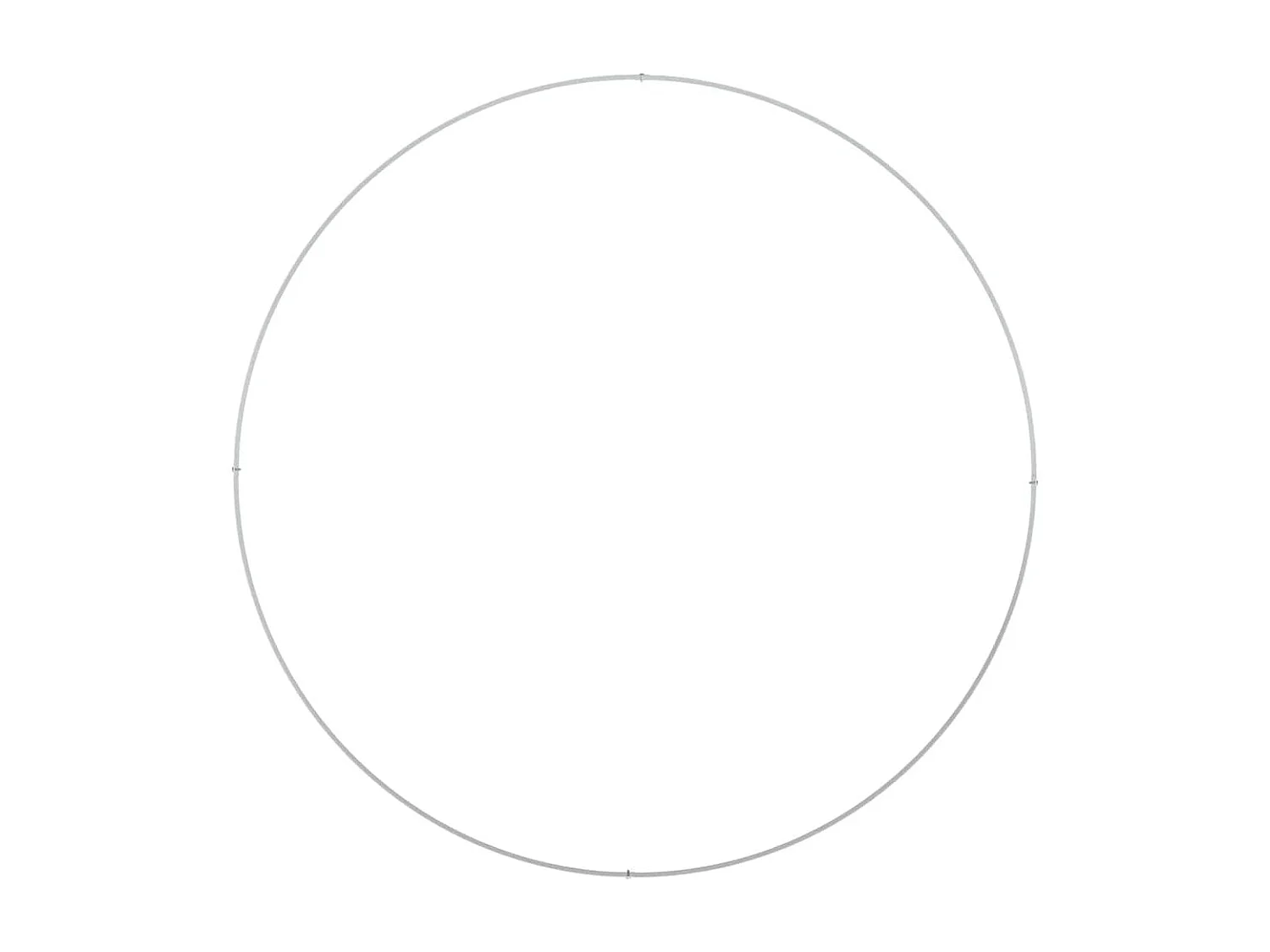 Cache-pot de jardin | Jardinière Blanc 120 x 120 x 20 cm Acier