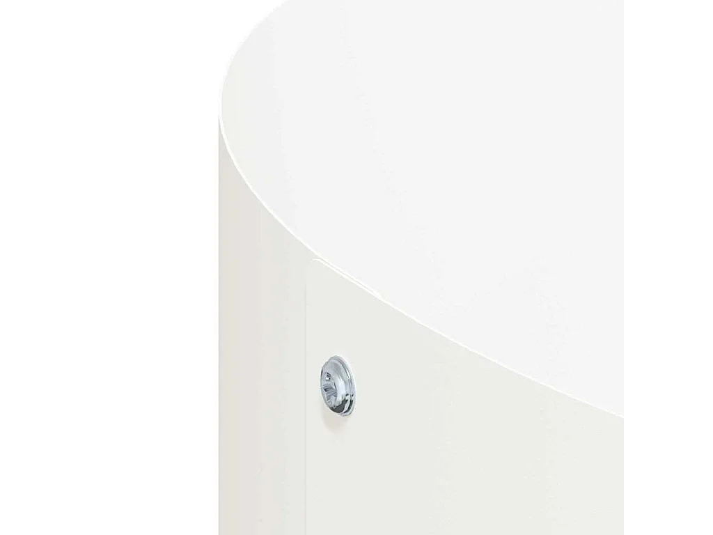 Cache-pot de jardin | Jardinière Blanc 120 x 120 x 20 cm Acier