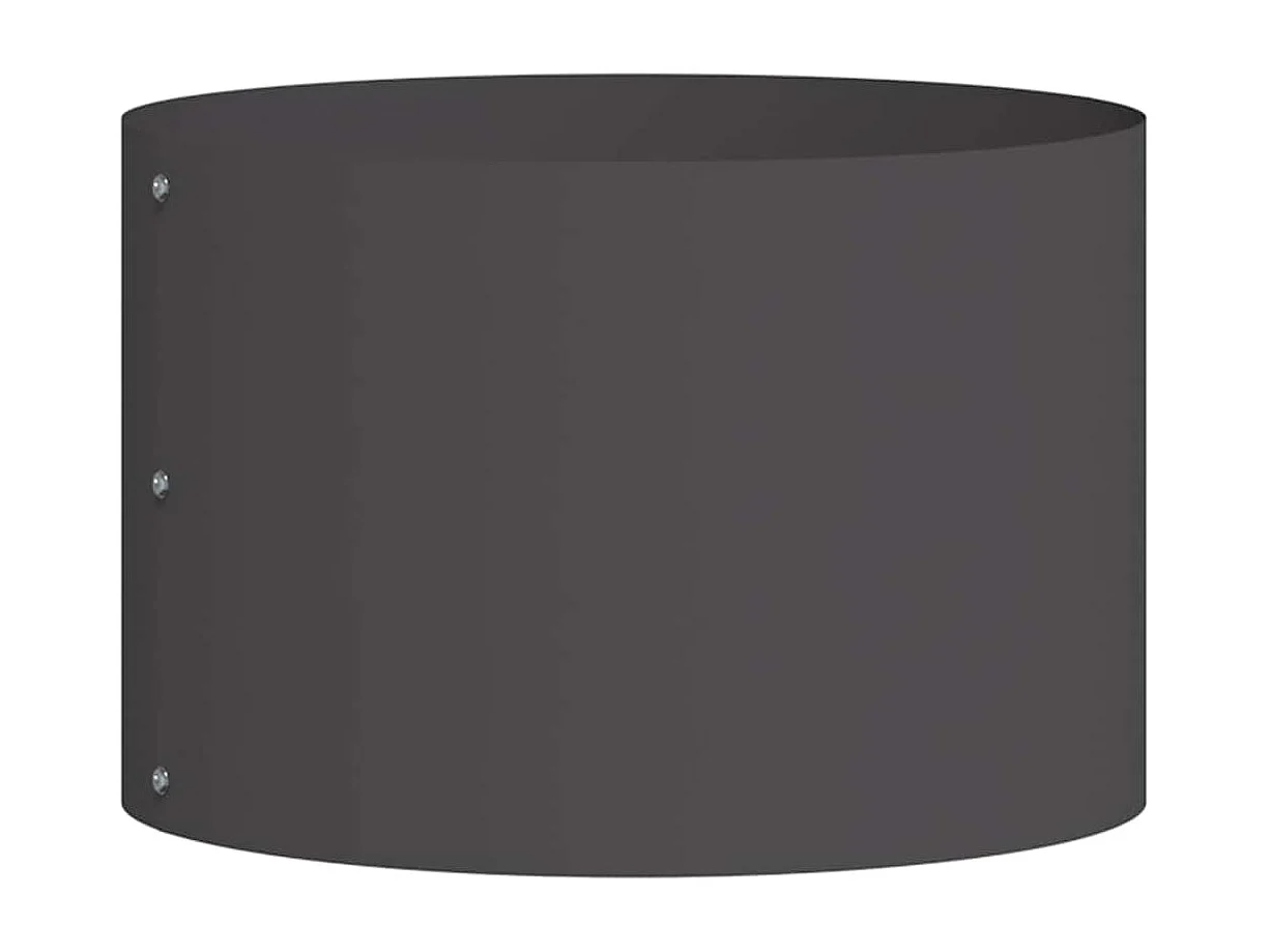 Cache-pot de jardin | Jardinière Noir 30 x 30 x 20 cm Acier