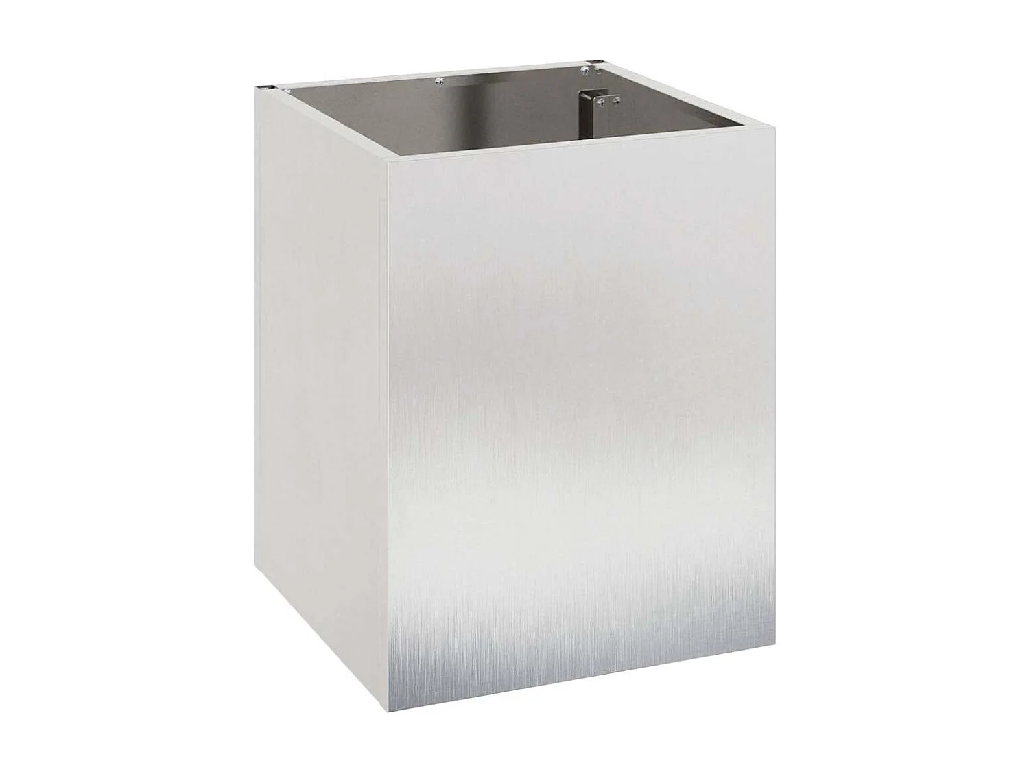 Cache-pot de jardin | Jardinière Argent Acier inoxydable