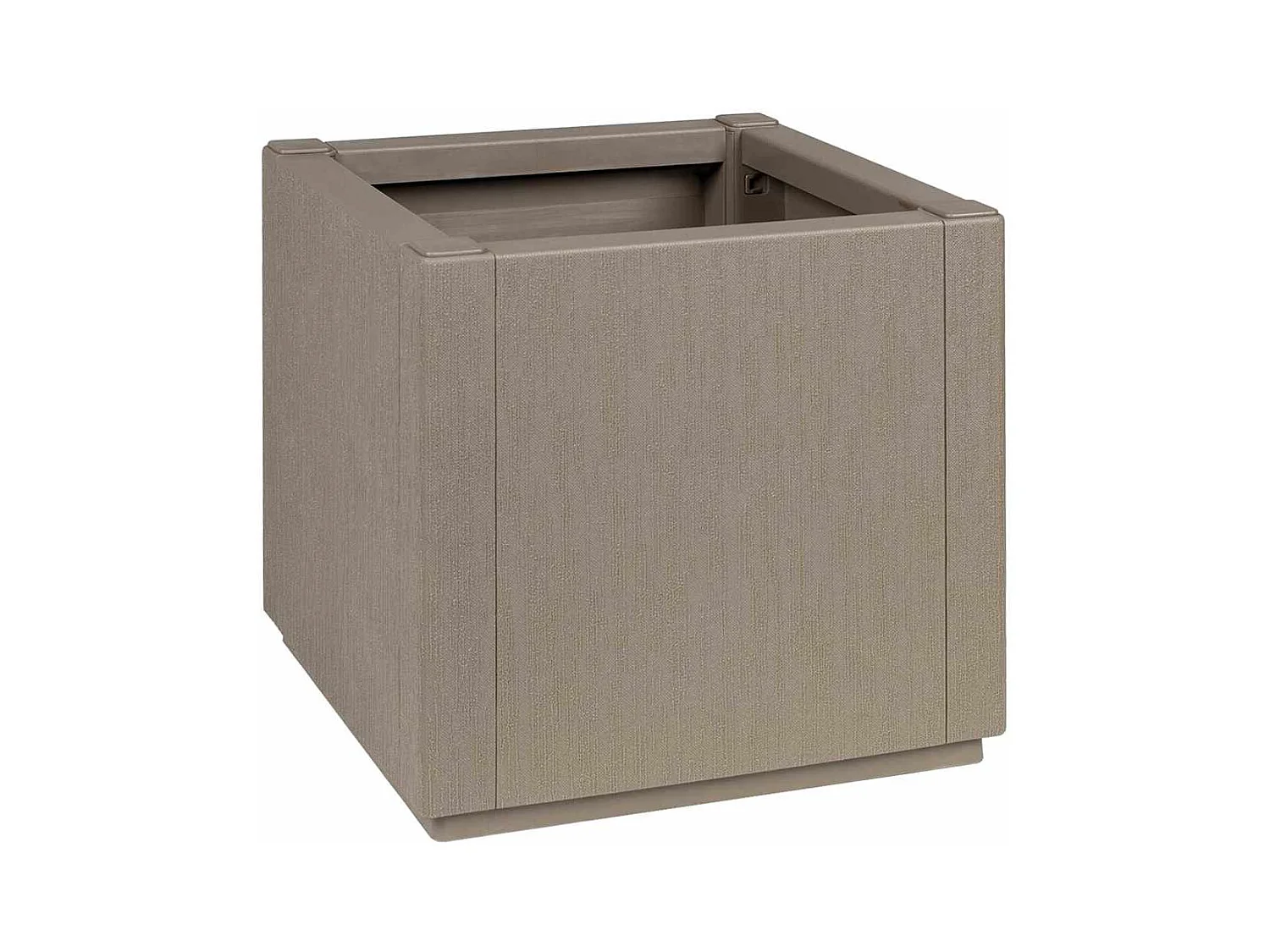 Maceta para Jardín | Jardinera | Macetero Gris 36 x 36 x 35 cm Polipropileno