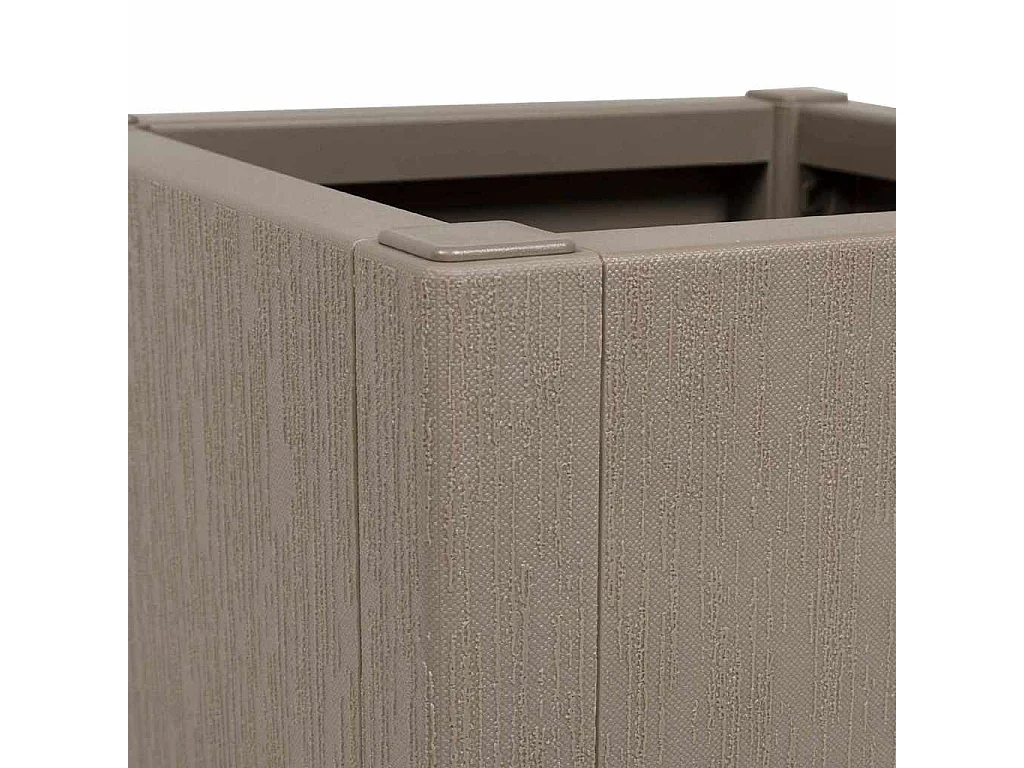 Maceta para Jardín | Jardinera | Macetero Gris 36 x 36 x 35 cm Polipropileno