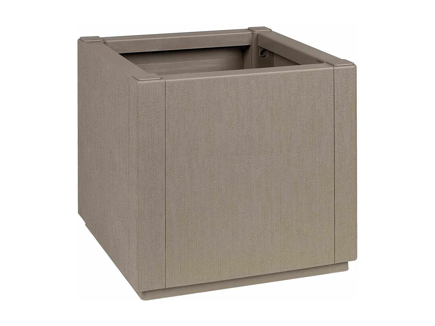 Cache-pot de jardin | Jardinière Gris 36 x 36 x 35 cm Polypropylène