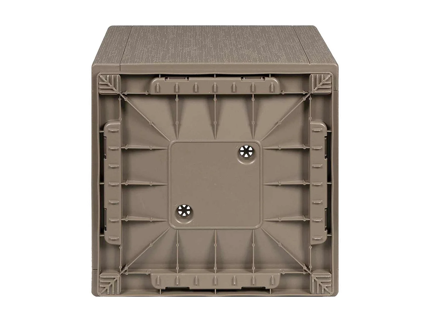 Cache-pot de jardin | Jardinière Gris 36 x 36 x 35 cm Polypropylène