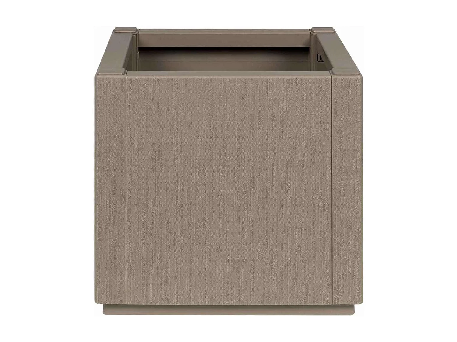 Cache-pot de jardin | Jardinière Gris 36 x 36 x 35 cm Polypropylène