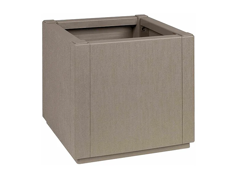 Maceta para Jardín | Jardinera | Macetero Gris 36 x 36 x 35 cm Polipropileno