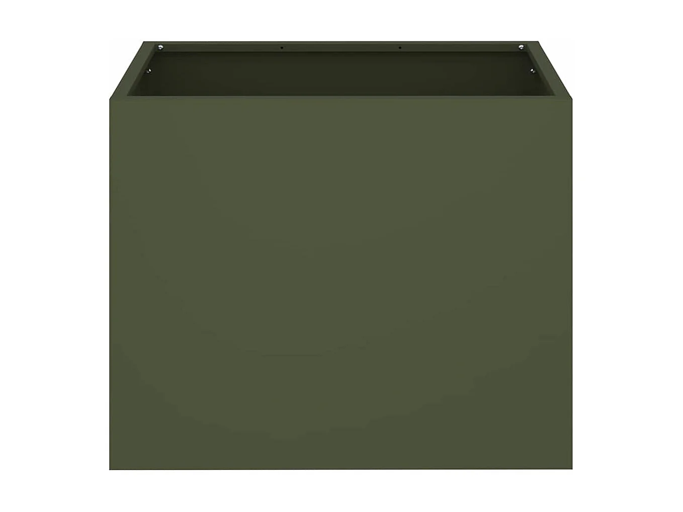 Cache-pot de jardin | Jardinière Vert olive 50 x 32 x 40 cm
