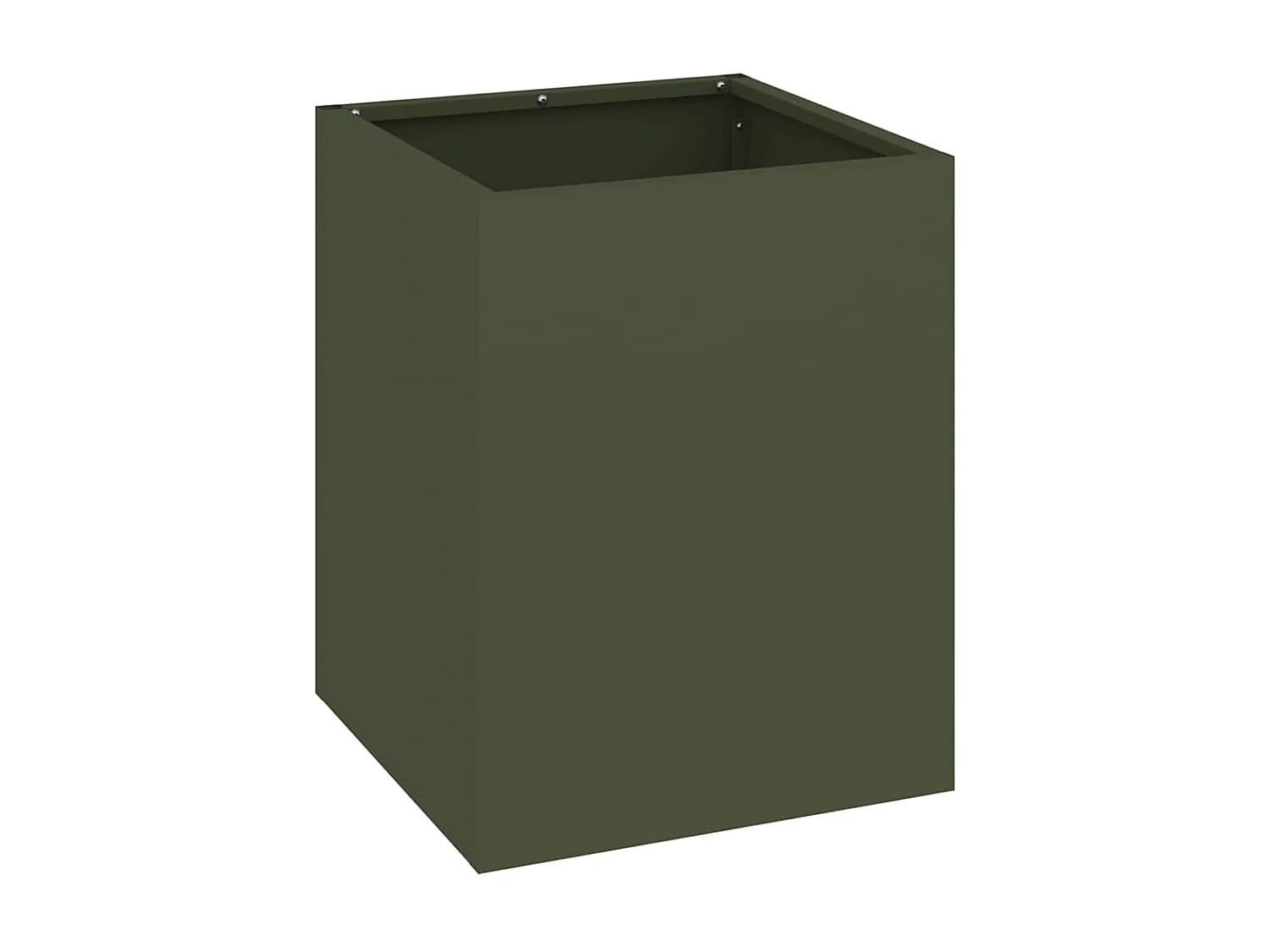 Cache-pot de jardin | Jardinière Vert olive 32 x 32 x 40 cm