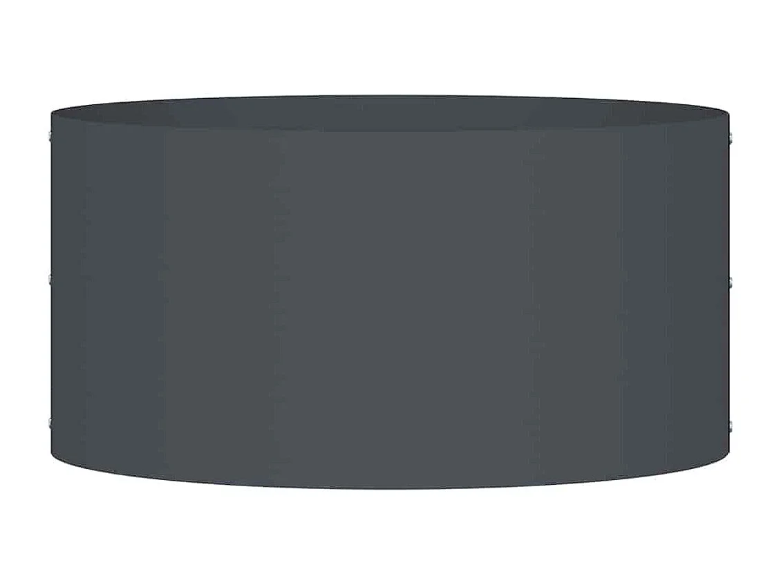 Cache-pot de jardin | Jardinière Anthracite 40 x 40 x 20 cm Acier