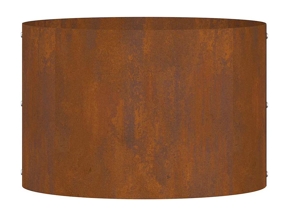 Cache-pot de jardin | Jardinière Marron 30 x 30 x 20 cm Acier cuivré