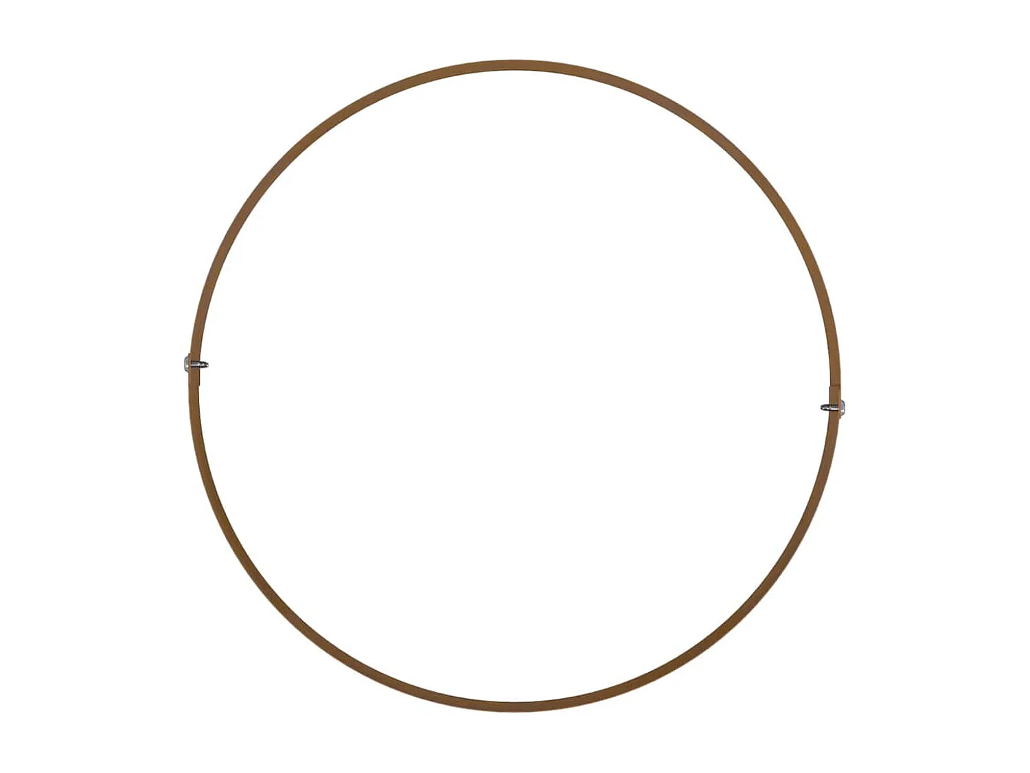 Cache-pot de jardin | Jardinière Marron 30 x 30 x 20 cm Acier cuivré