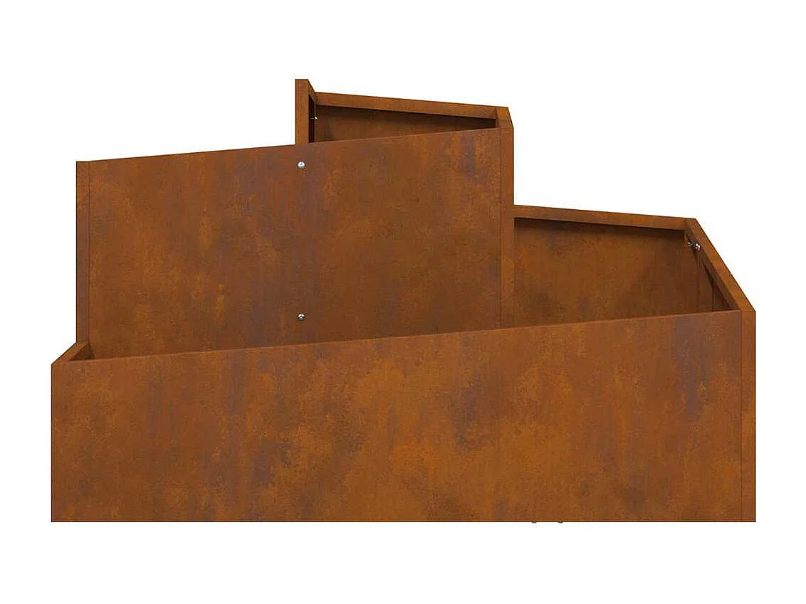 Cache-pot de jardin | Jardinière Marron 80 x 80 x 50 cm