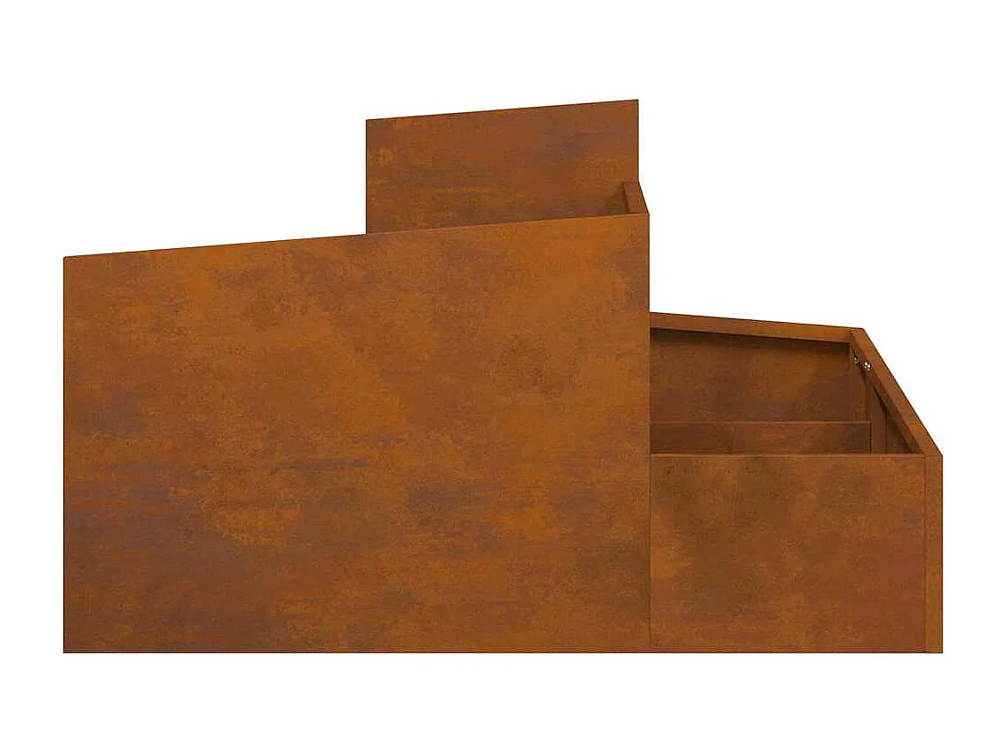 Cache-pot de jardin | Jardinière Marron 80 x 80 x 50 cm